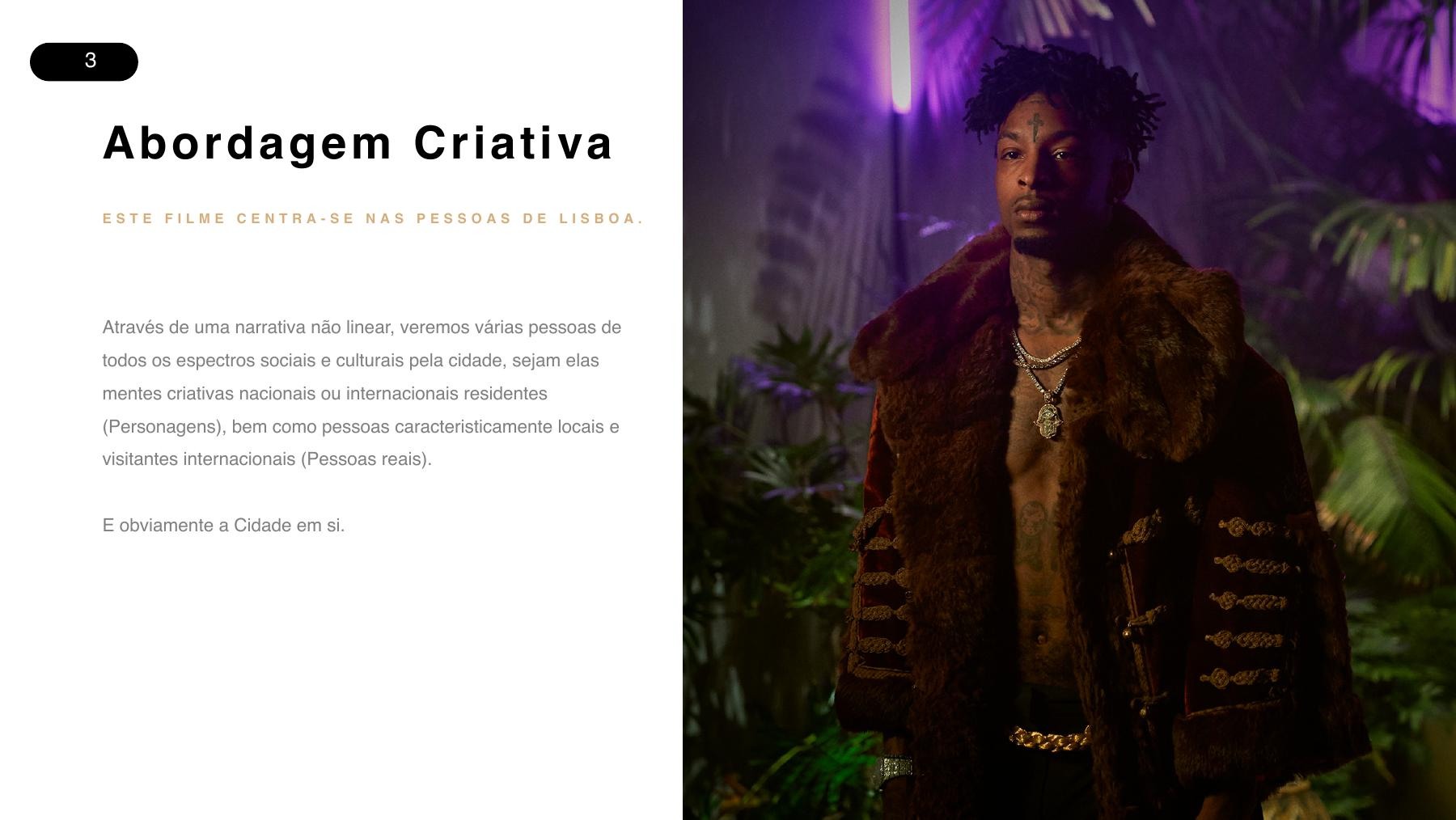 Original creative treatment explaining the film’s approach